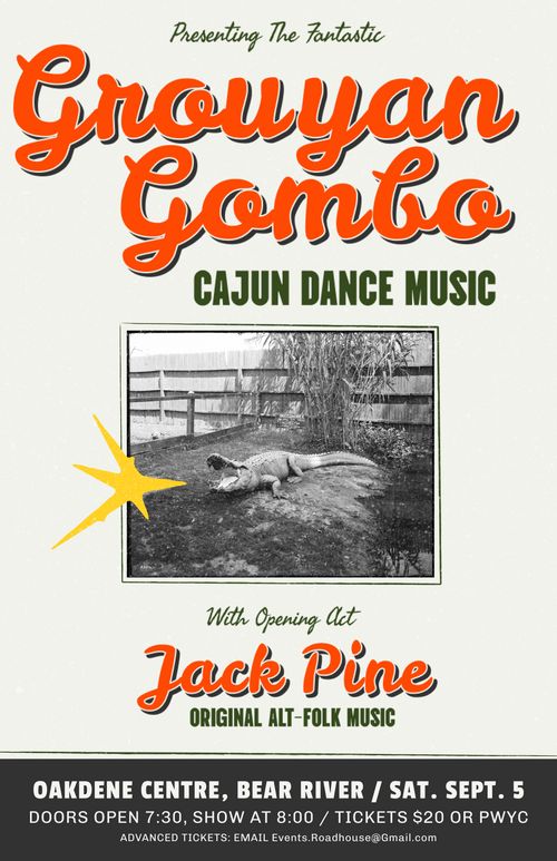 Cajun & Folk Dance Party - Grouyan Gombo // Jack Pine